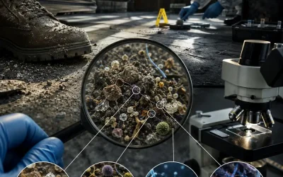 El polvo de una escena puede contener ADN, minerales y señales del ambiente