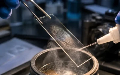 El “superglue” puede revelar una huella dactilar invisible