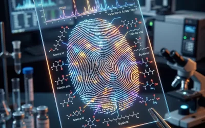 Una huella dactilar puede contener información química además del patrón de las crestas