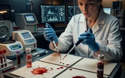 El hematocrito de la sangre puede cambiar la forma de una mancha