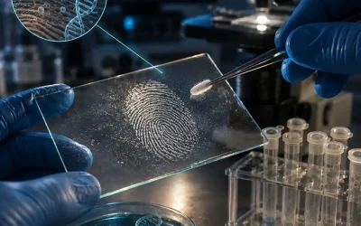 Una huella dactilar puede conservar ADN de contacto además de su patrón