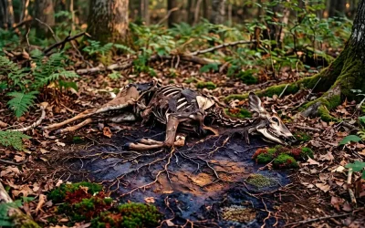 El suelo alrededor de un cadáver también puede cambiar químicamente