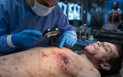 Un artefacto postmortem puede parecer una lesión que ocurrió antes de la muerte