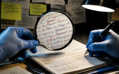 La escritura disfrazada puede modificar la apariencia, pero no necesariamente elimina las características habituales del escritor