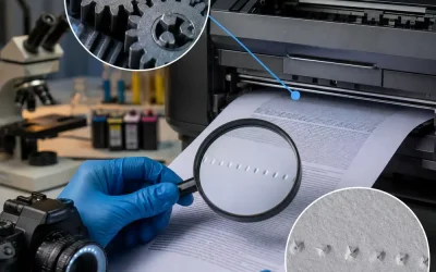 Una impresora puede dejar marcas microscópicas que permiten relacionar un documento con una máquina