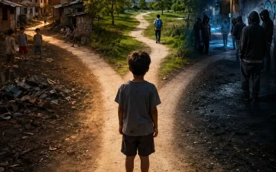 La pobreza infantil no se relaciona con el inicio de la delincuencia de una sola manera