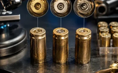 Las marcas que deja un arma en un casquillo pueden cambiar con el uso