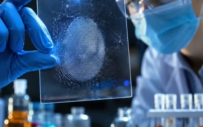 Una huella latente puede contener rastros químicos de sustancias que la persona tocó